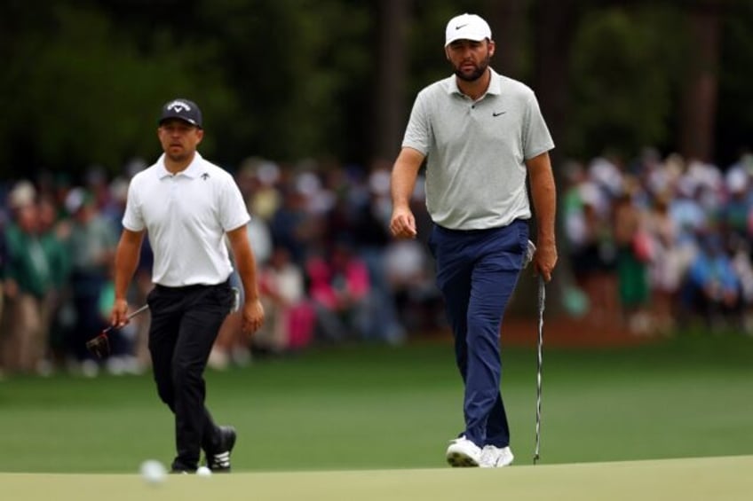 Top-ranked Scottie Scheffler, right, and second-ranked Xander Schauffele, will be paired t