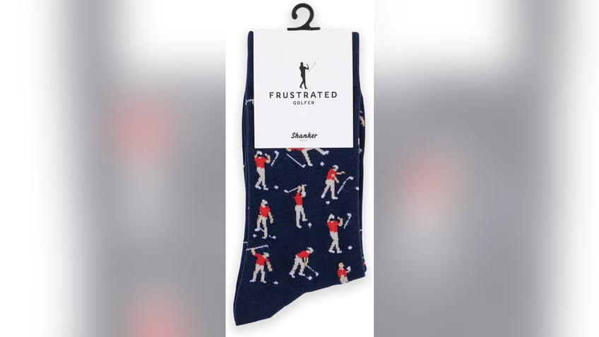 These funny golf socks are sure to be a hit. 