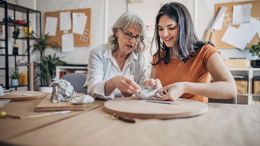 Crafting keeps you busy and is good for the soul. 