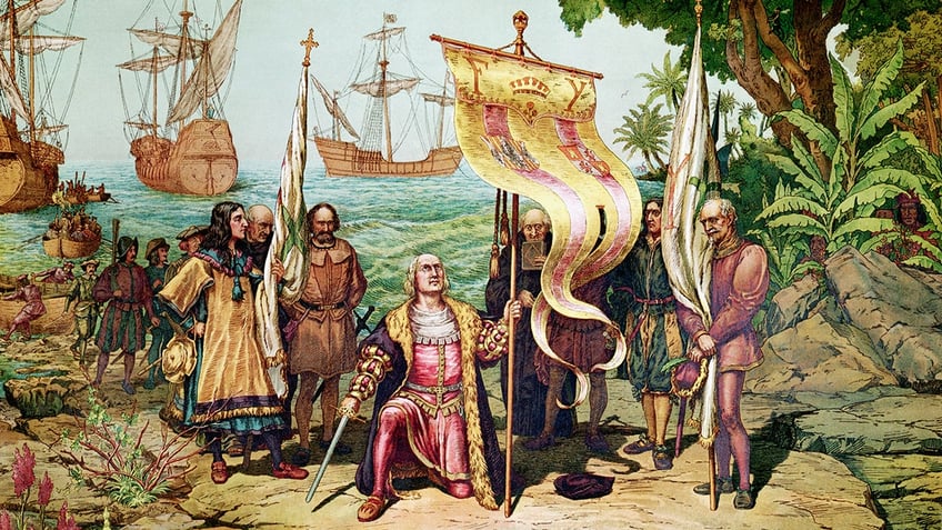 Columbus landing