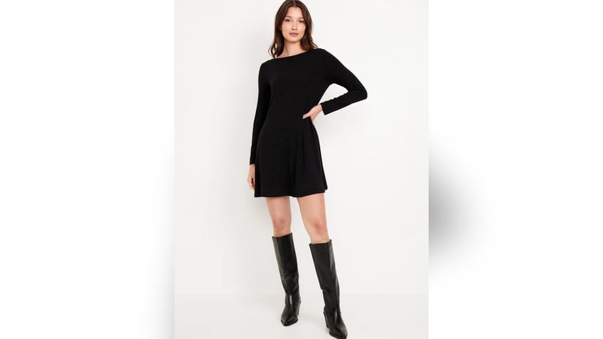 This black dress doubles as part of a witch costume and a dress you'll want to wear everywhere. 