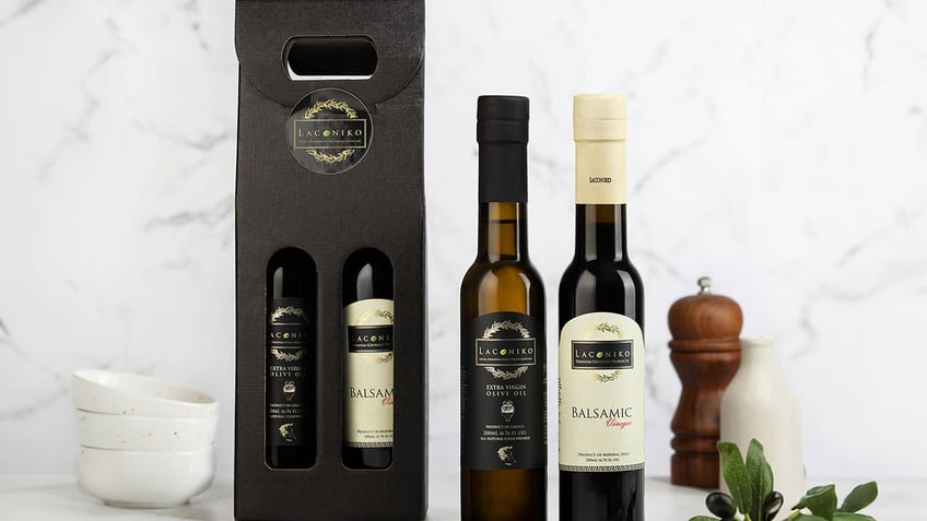 Laconiko oil and vinegar tasting duo