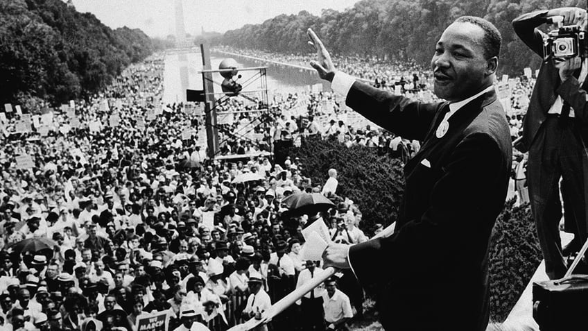 The crowd at Martin Luther King Jr.'s "I Have a Dream" speech