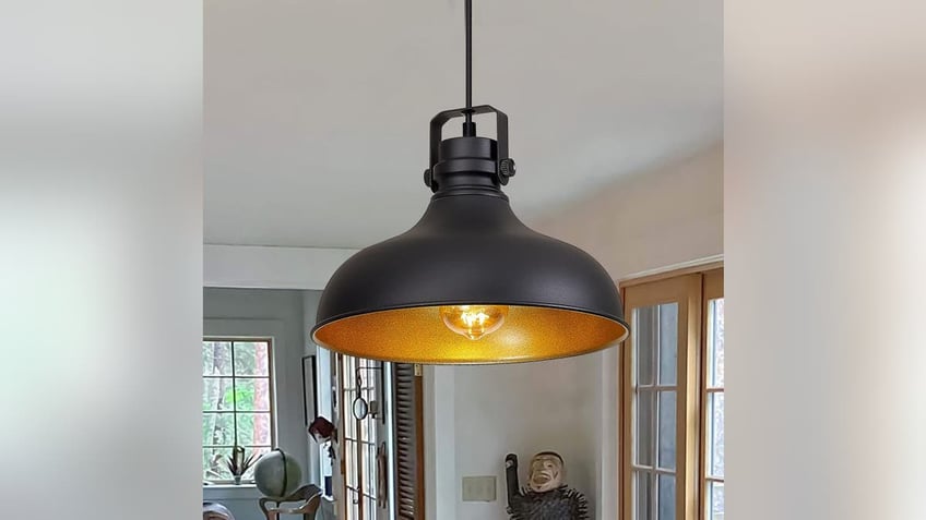 Pendant lights add style and light to various rooms. 