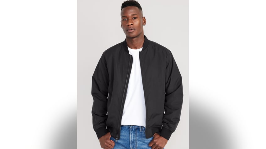 Try a bomber jacket this fall for an updated look.