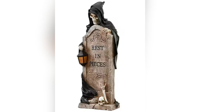 Make your yard a haunting cemetery.