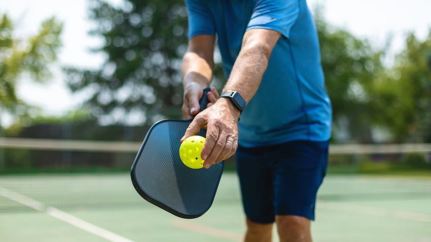 Pickleball player