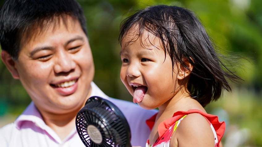 A portable fan can help you avoid becoming overheated.