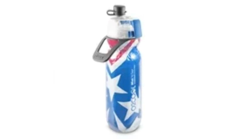 This insulated bottle is also a mister.