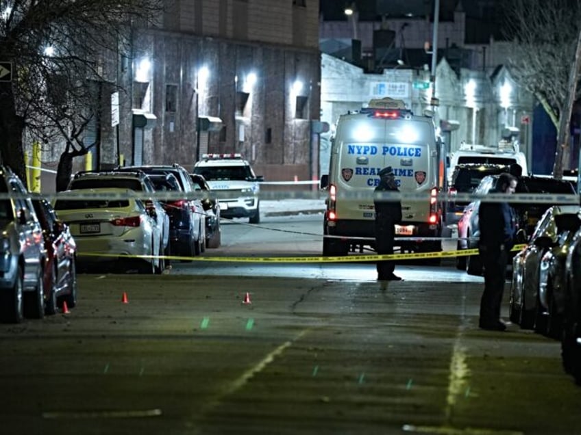 NEW YORK, UNITED STATES - JANUARY 02: Police officers are investigating at the crime scene