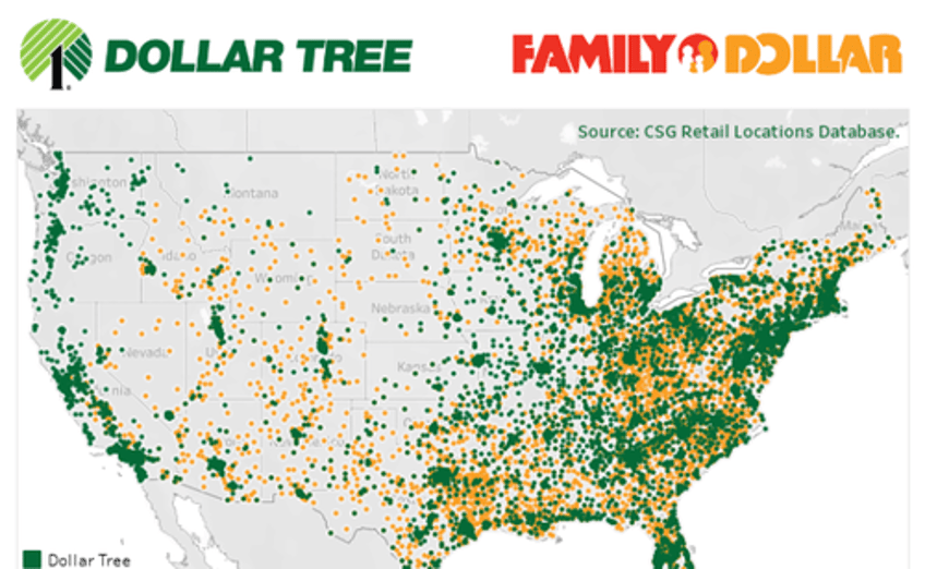 1000s of dollar stores clustered in swing states may offer new insights into voter sentiment