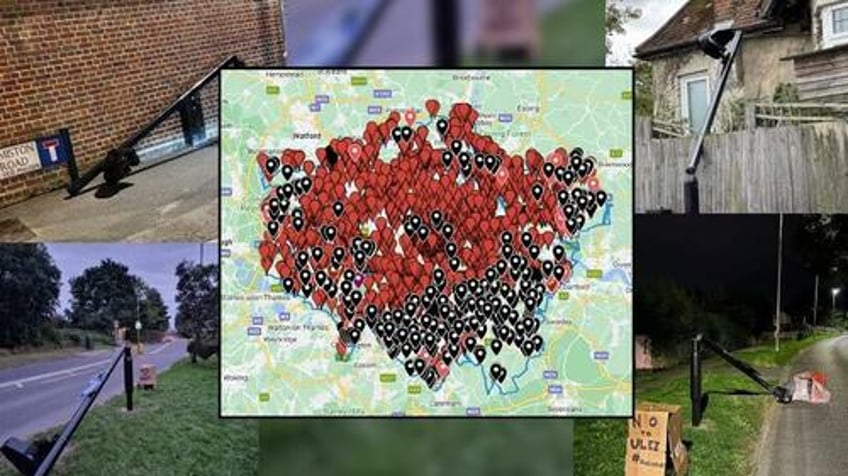 100s of ulez cameras destroyed by vigilante group following wider london roll out