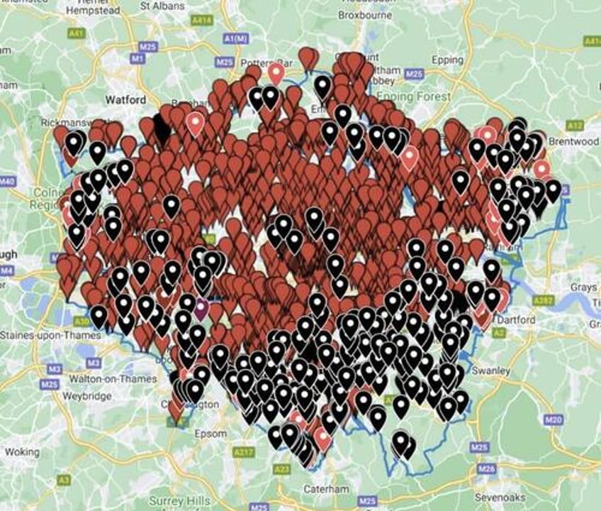 100s of ulez cameras destroyed by vigilante group following wider london roll out