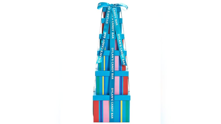 Try this Ultimate Sharing Sweet Treat Tower from Dylan’s Candy Bar.