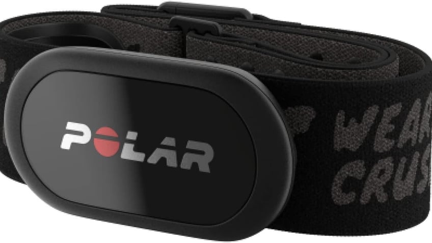 Track your heart rate with the help of a chest strap.