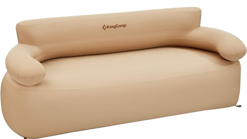 Make it cozy in your tent with this sofa.