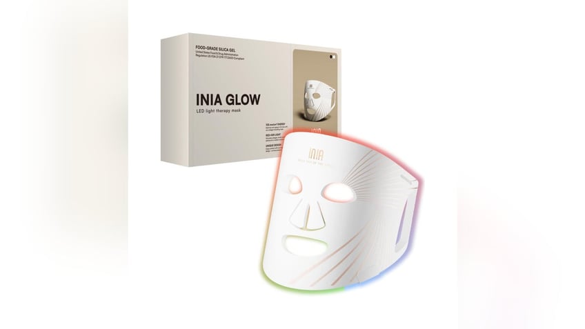 Create a skin care routine with a red light therapy mask. 