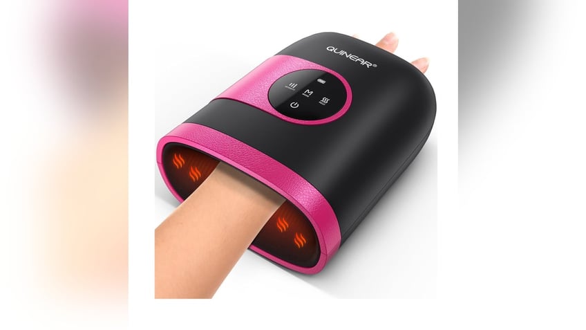 Take care of sore hands with an easy-to-use hand massager. 