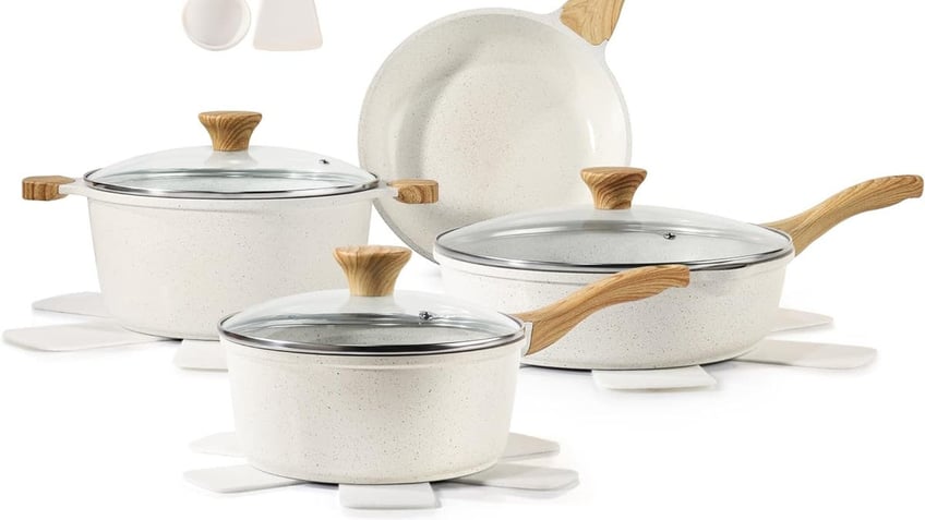 This set of cookware is what you need  to create a feast.