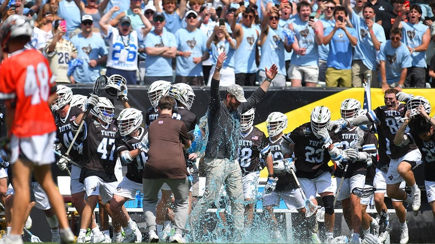 Tufts players celebrate