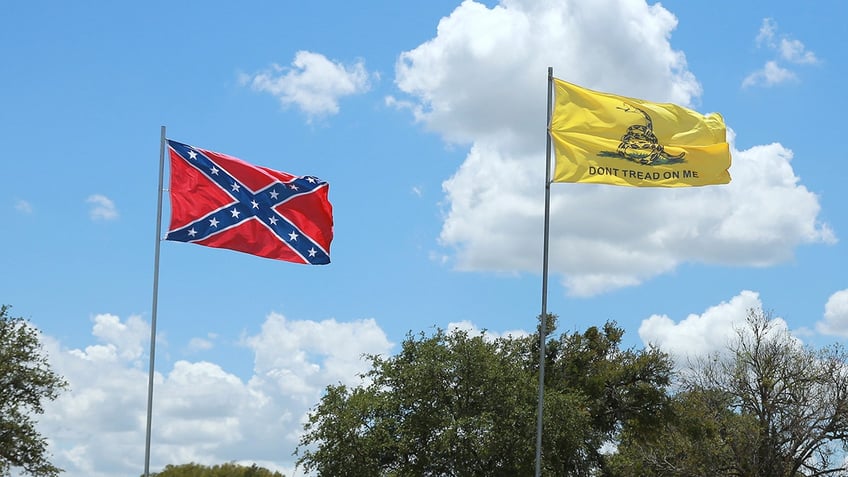 12 year old boy booted from class over gadsden flag patch on backpack origins with slavery