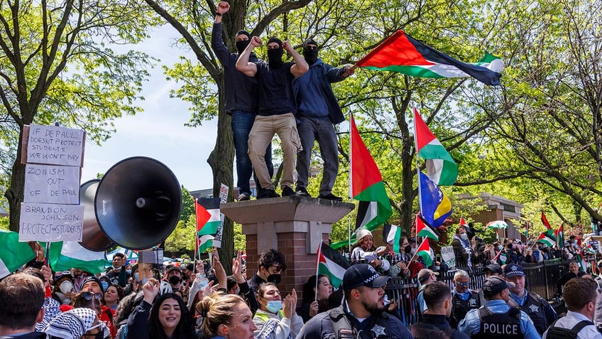 Protest at DePaul University