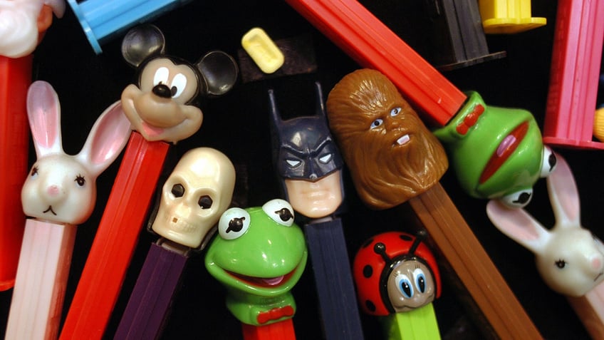 Pez dispensers all together