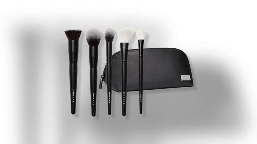 Pack all the brushes you need into the included carrying case. 