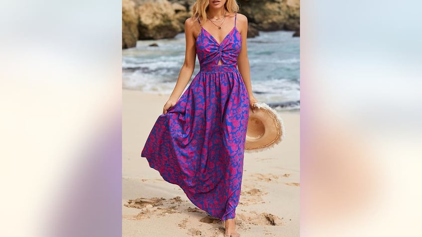 Cupshe's maxi dress works on or off the beach.