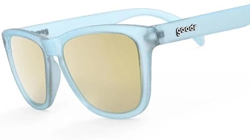 Try on these sunglasses for instant cool.