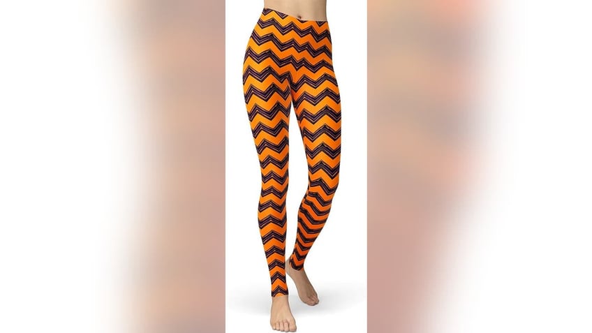 These leggings go well with all your Halloween outfits. 