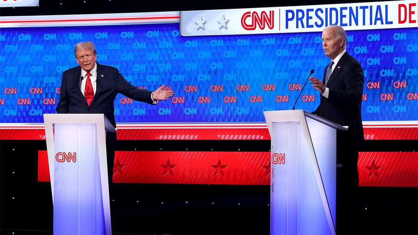 Joe Biden, Donald Trump on CNN stage