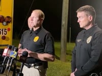 2 Georgia police officers shot responding to gun store burglary, suspect dead