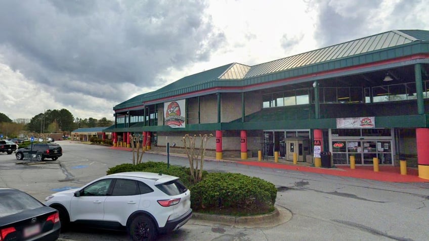 The Adventure Outdoors gun store entrance