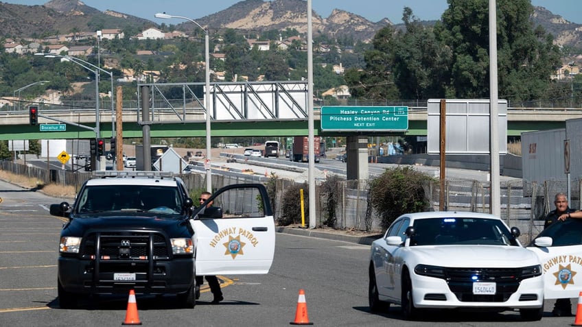 2 la county deputies in critical condition after fire erupts inside trailer used as a mobile shooting range