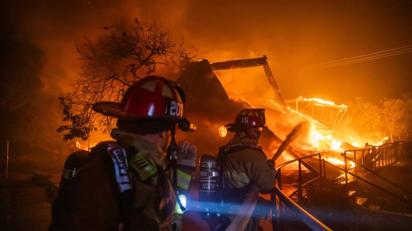 Powerful Winds Fuel Multiple Fires Across Los Angeles Area