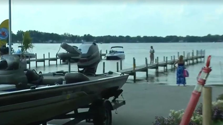 Lake Marie in Antioch, Illinois