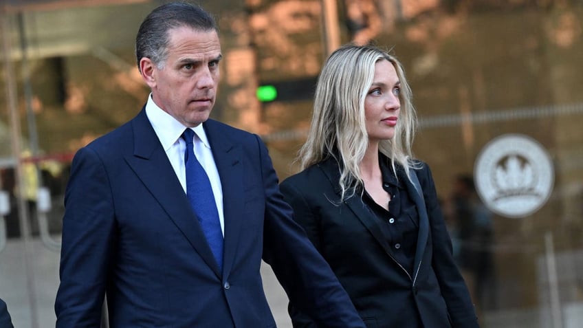 Hunter Biden leaves LA court with his wife