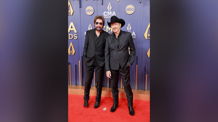 Brooks and Dunn walked the red carpet at the 2024 CMA Awards together.