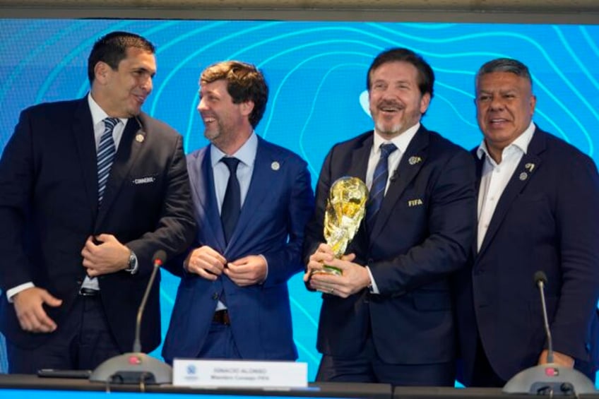 2030 world cup set to be hosted by spain portugal morocco with 3 south american countries added