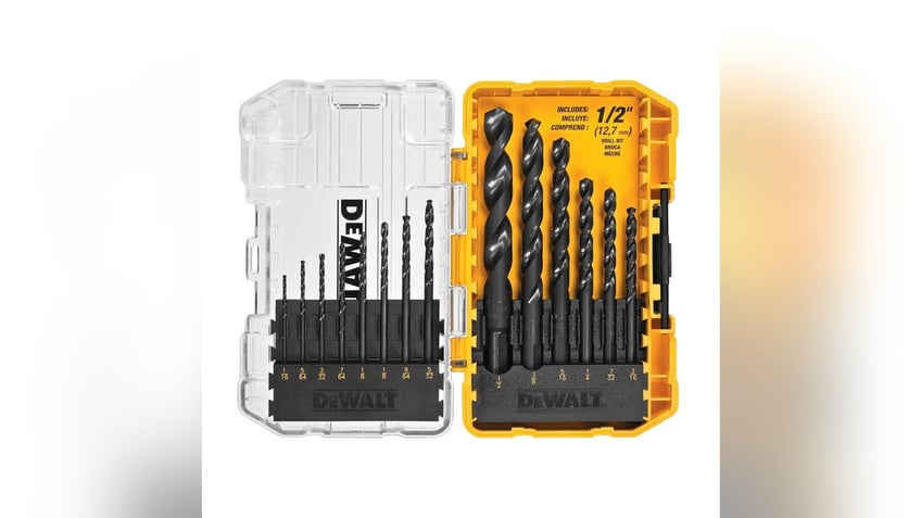 Complete all your home projects with this set of drill bits. 