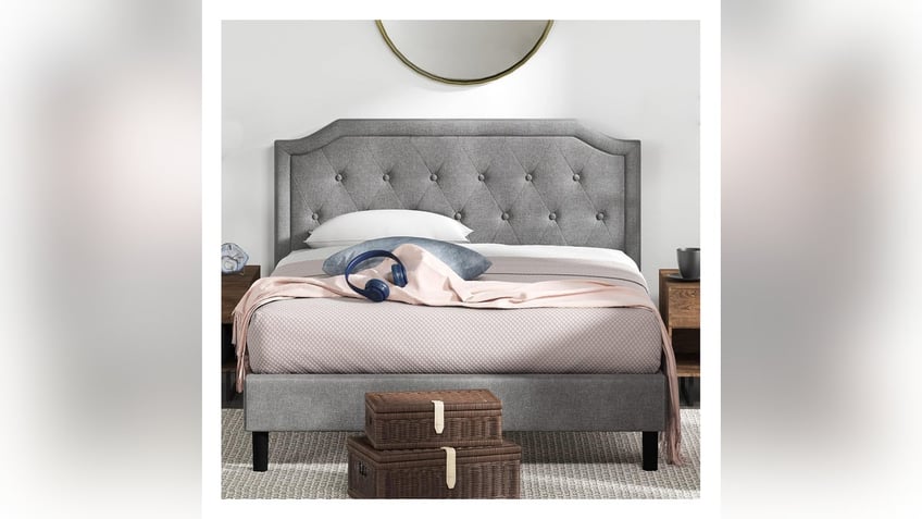 Find an affordable bed frame during Prime Day. 