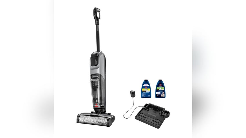 Keep your floors clean with a dual vacuum and mop. 