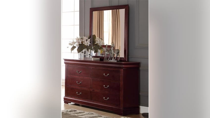 Make your bedroom a little more luxurious with this dresser. 