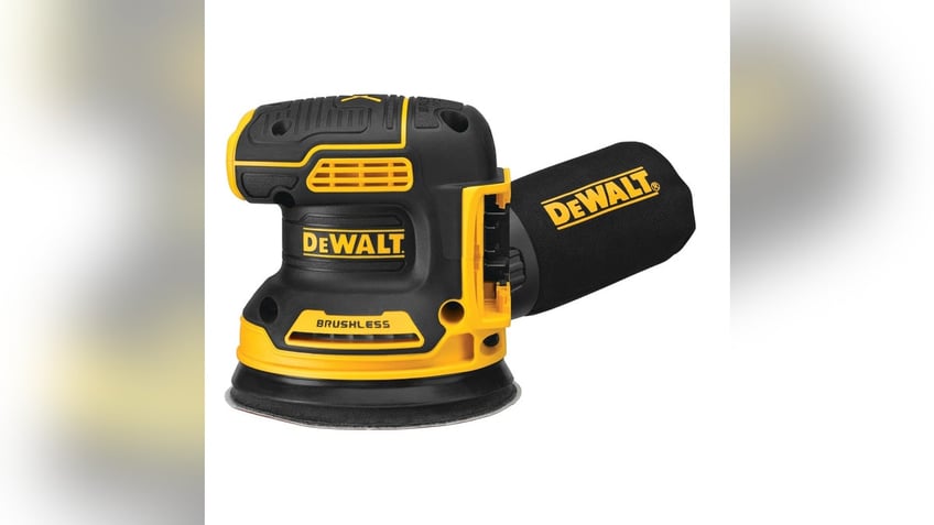 Sand down any wood easily with the power of a Dewalt sander. 