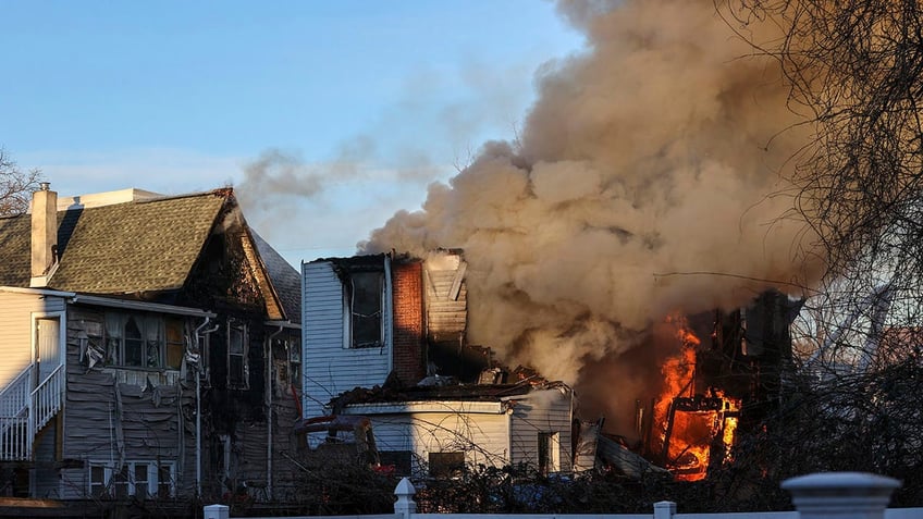 East Lansdowne home on fire