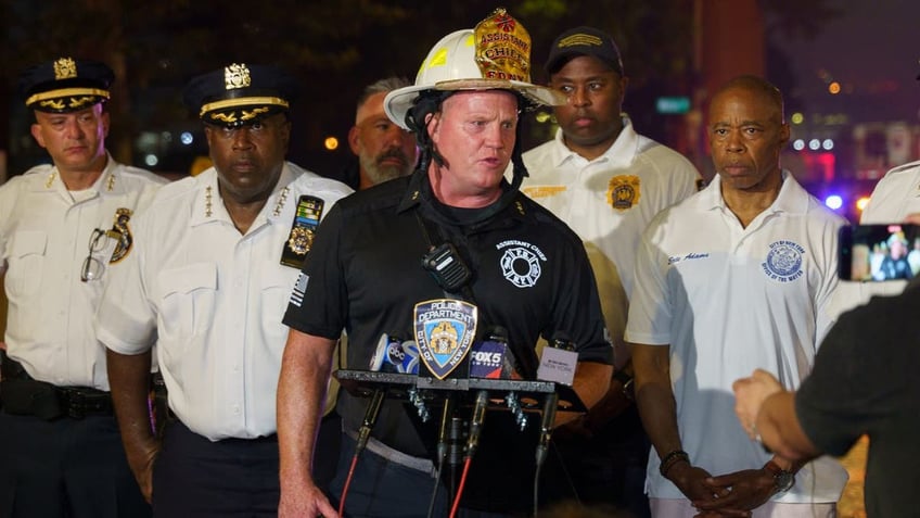 Press Briefing Eric Adams truck crash