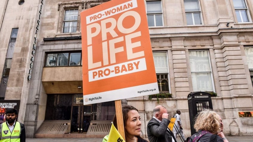 pro-life demonstrator