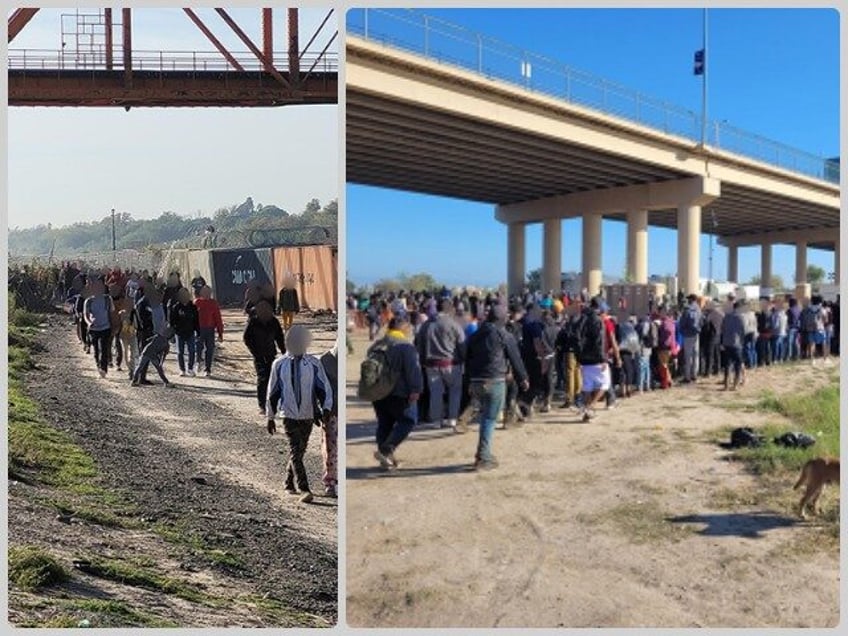 3000 migrants cross into texas border sector in 24 hours