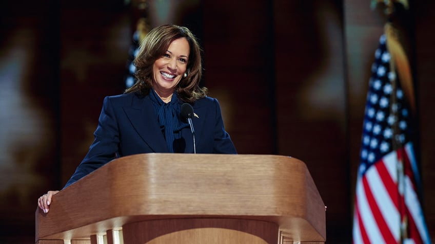 Kamala Harris speaks on Day 4 of the Democratic National Convention